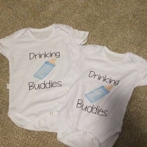 Euc custom onsie set